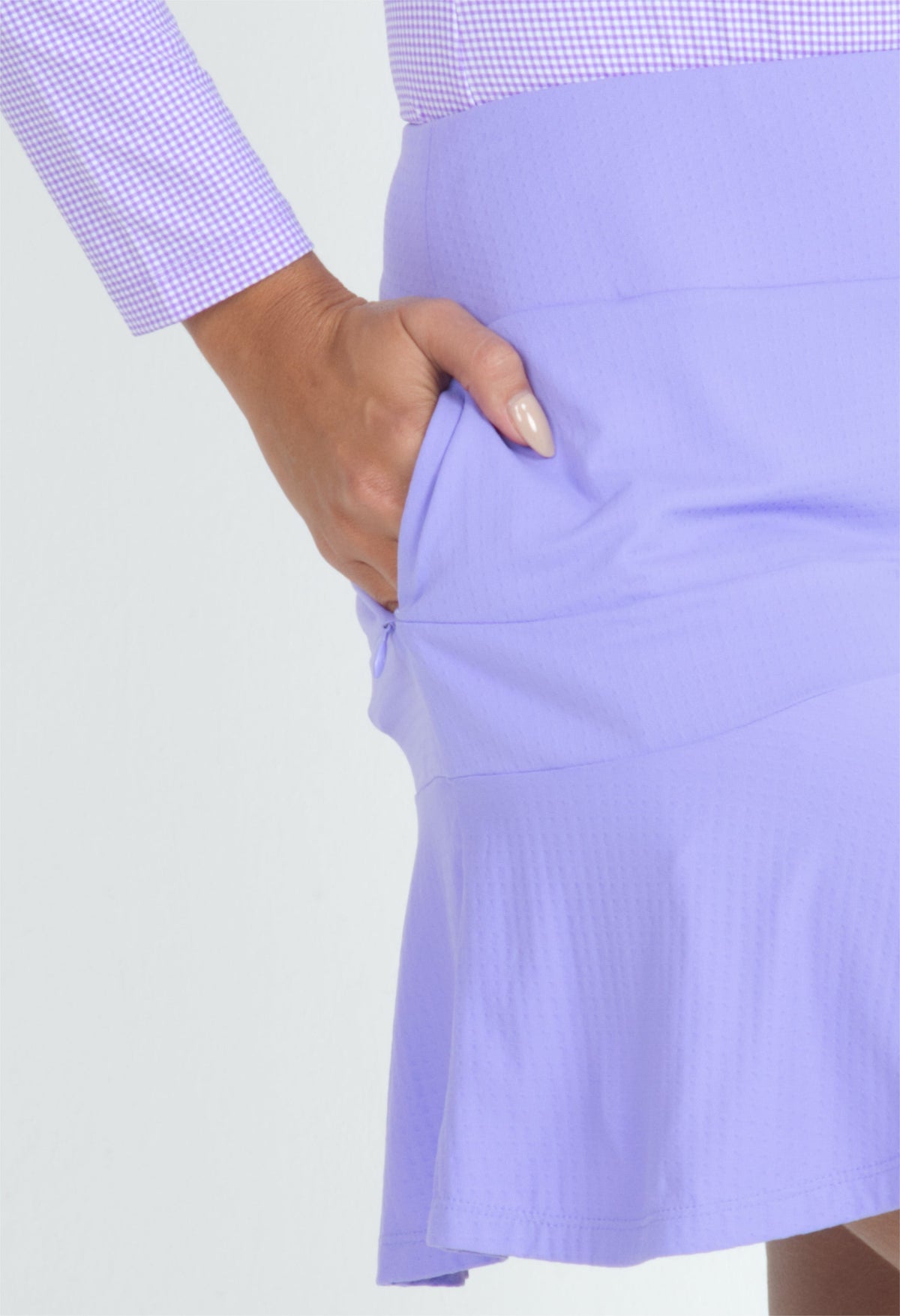 Solid Flounce Skort - 20000