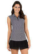 Mini Check Sleeveless Polo ¨C 14754
