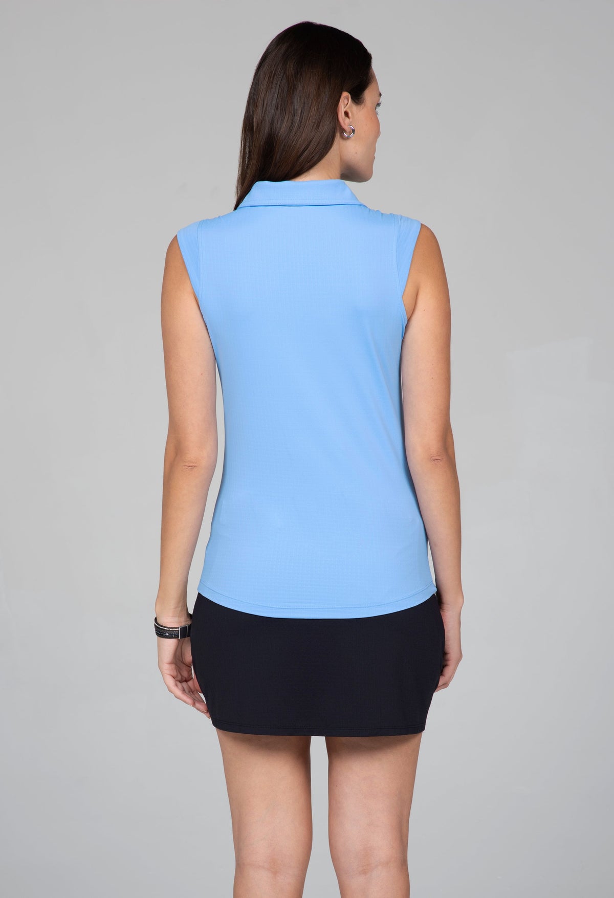 Solid Sleeveless Polo - 84000