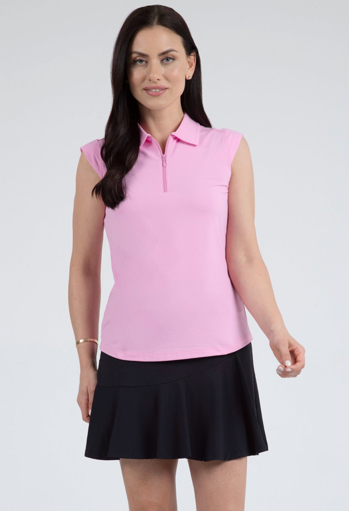 Solid Sleeveless Polo - 84000