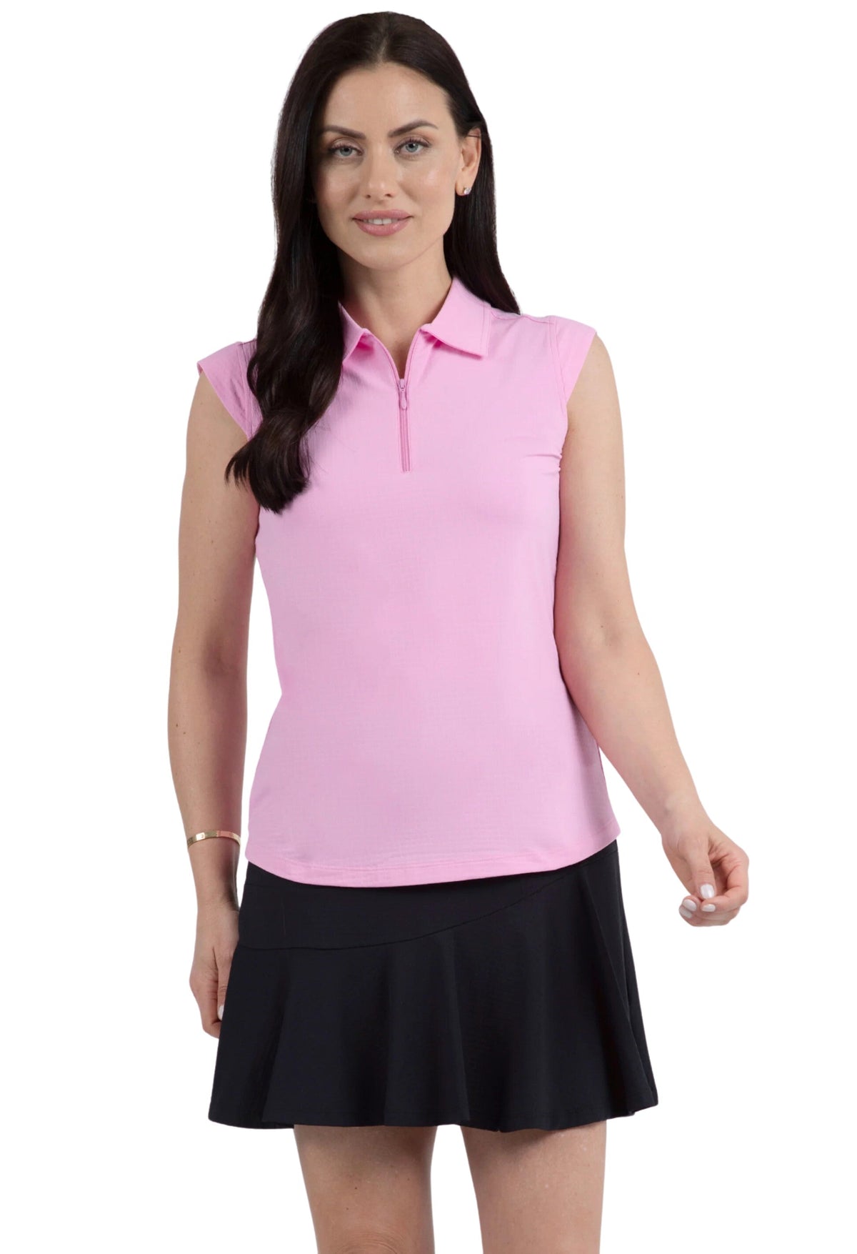 Solid Sleeveless Polo - 84000