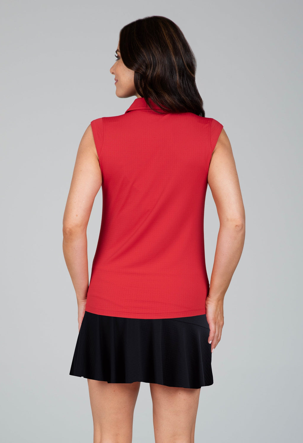 Solid Sleeveless Polo - 84000