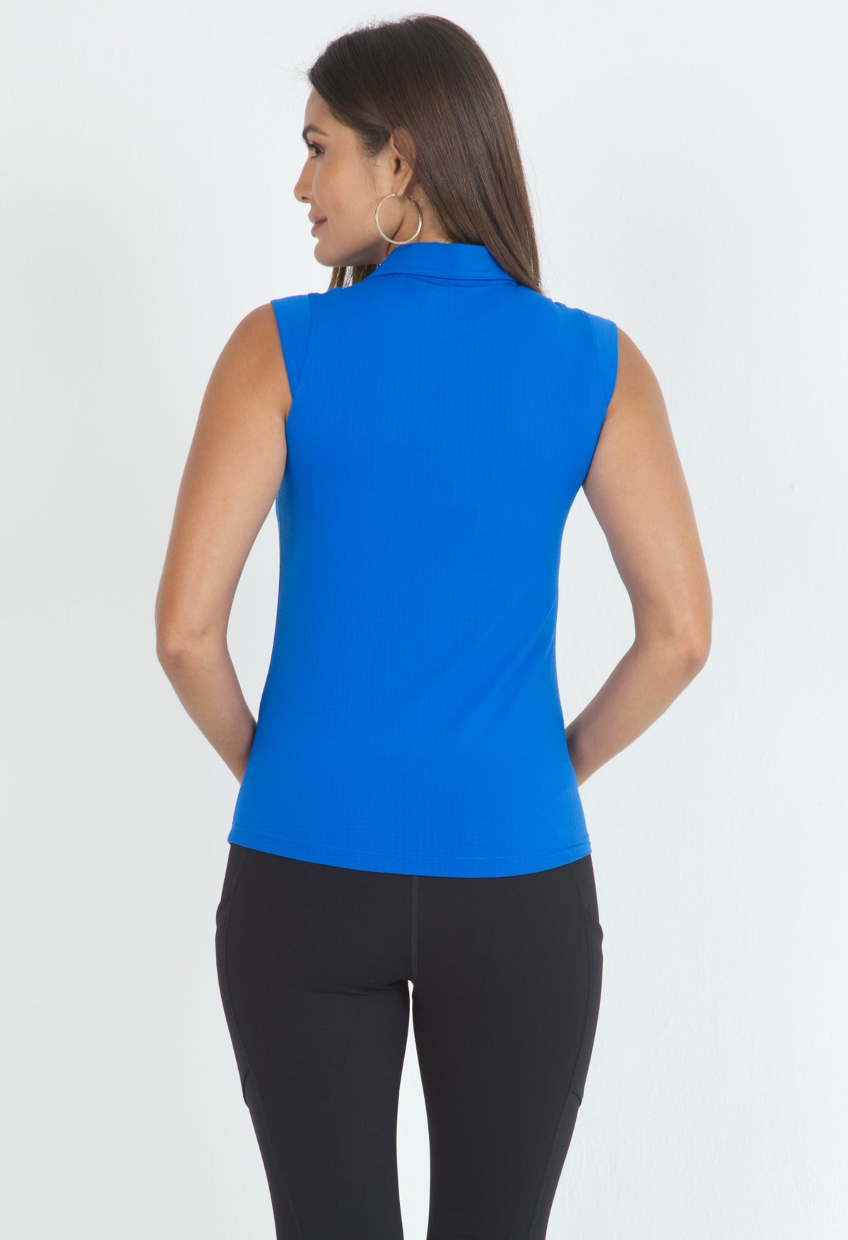 Solid Sleeveless Polo - 84000