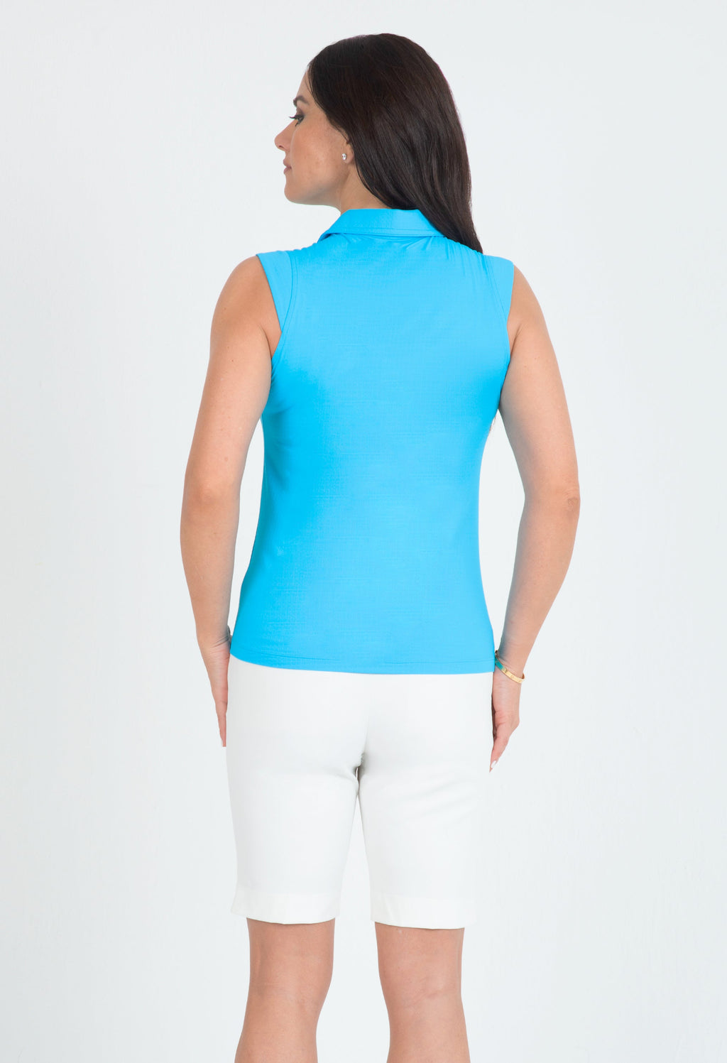 Solid Sleeveless Polo - 84000