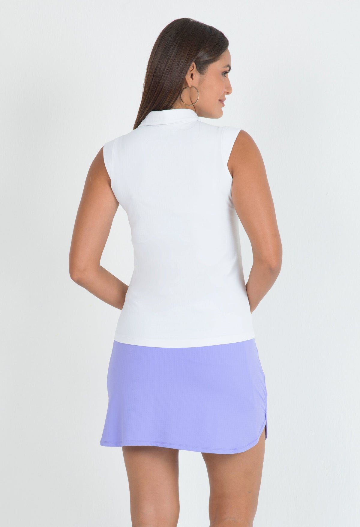 Solid Sleeveless Polo - 84000